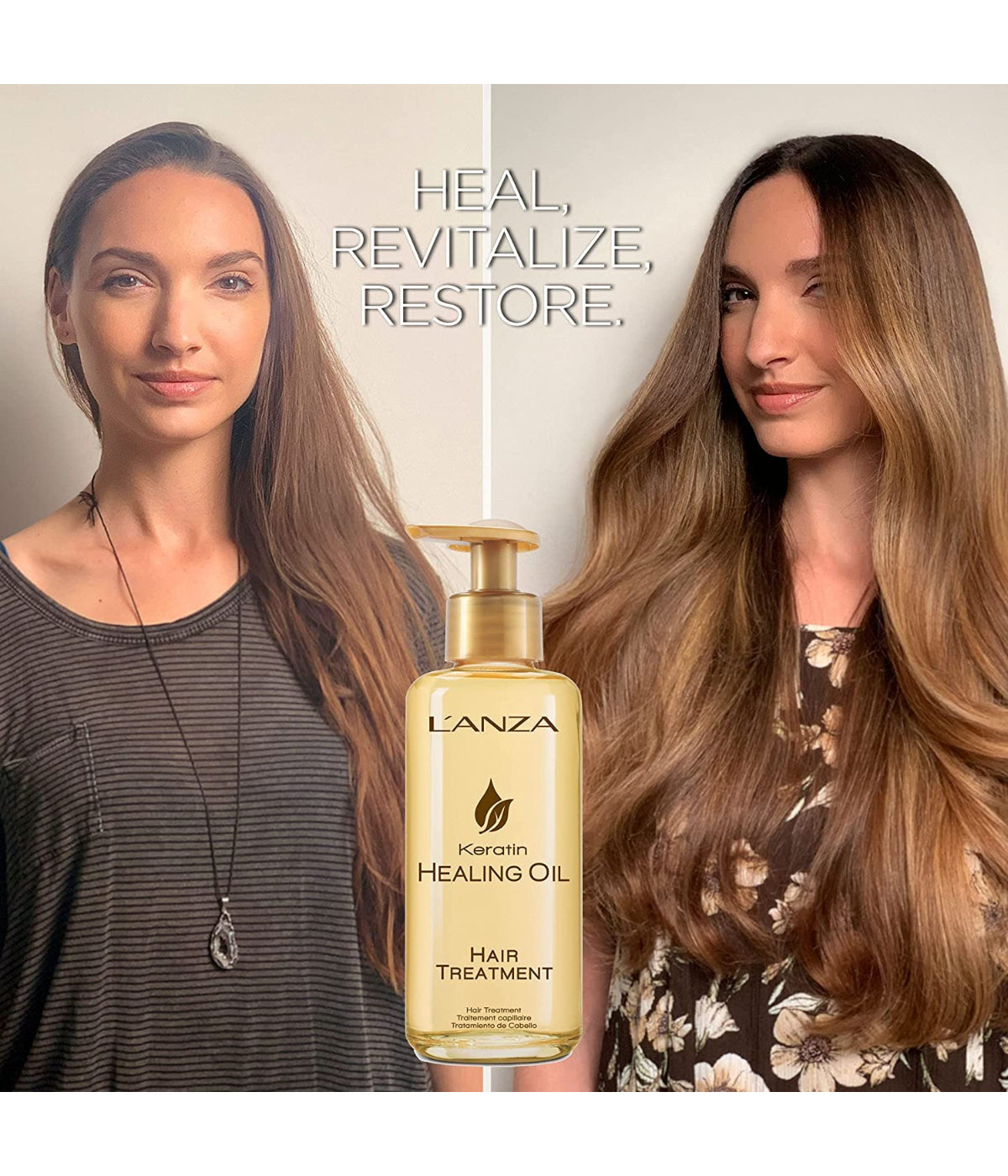 L'ANZA Keratin Healing Oil Hair Treatment, 50mL
