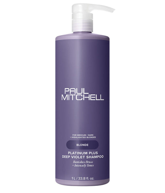 PM Platinum Plus Blonde Shampoo 1L (Restaged)
