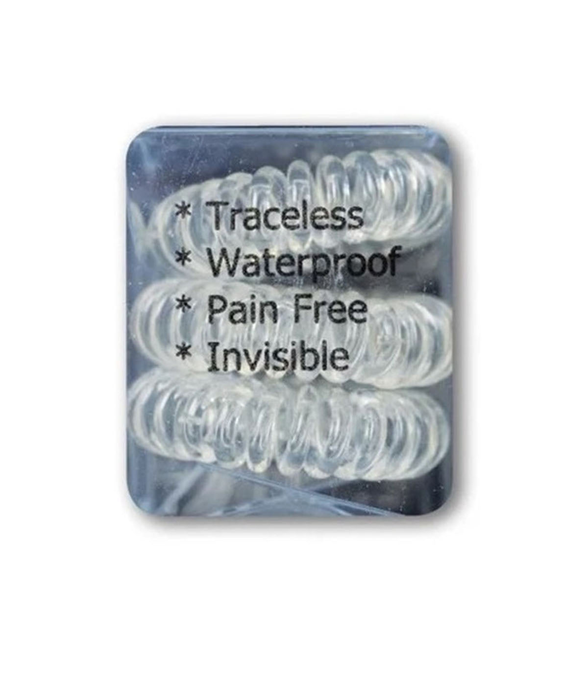 ABAA Hair Ring ( Set of 3) Clear