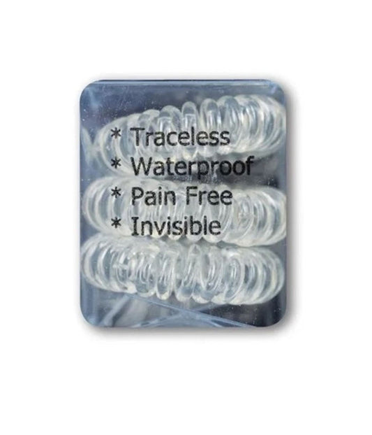 ABAA Hair Ring ( Set of 3) Clear