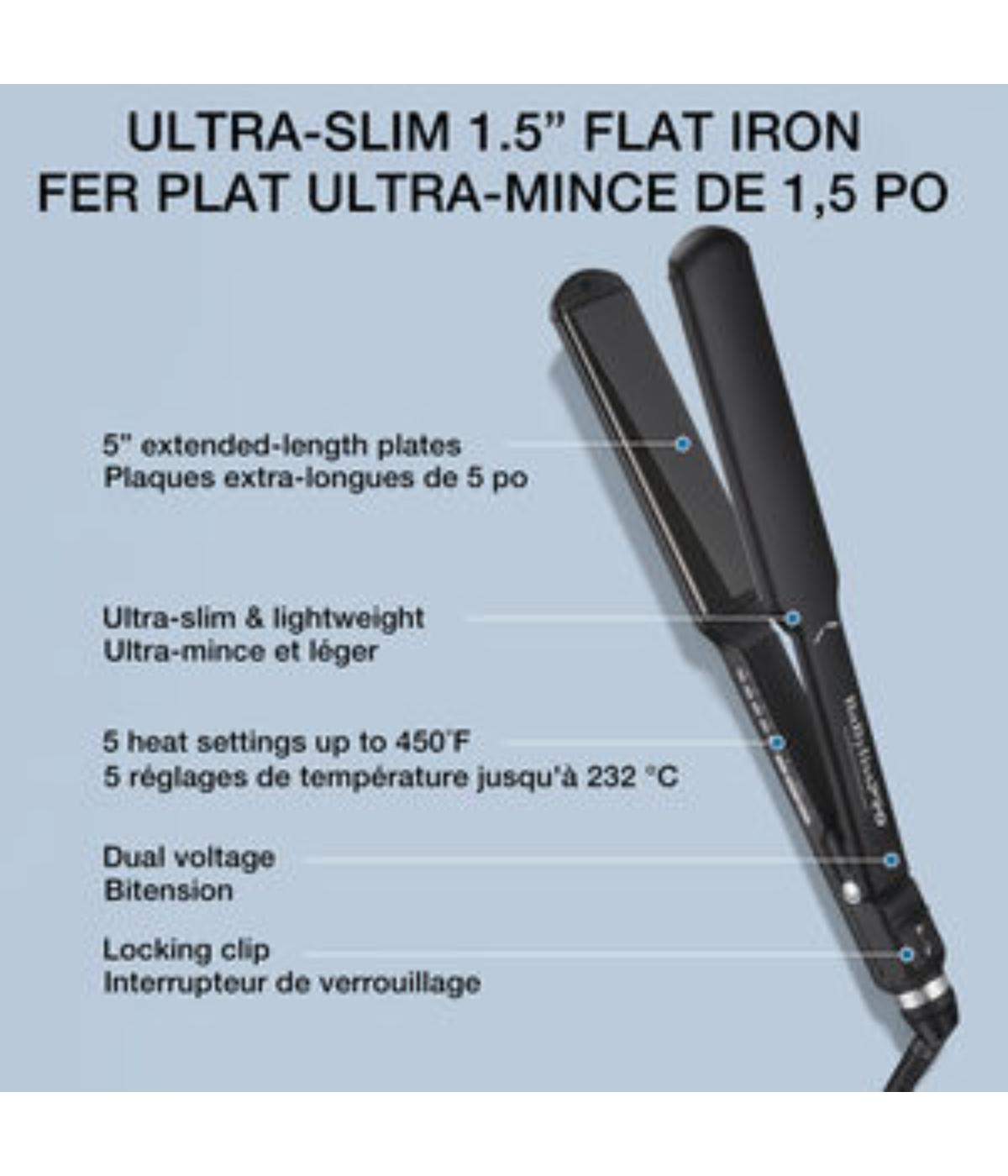 DA BP NT Extra Long Plates 1 1/2" Flat Iron
