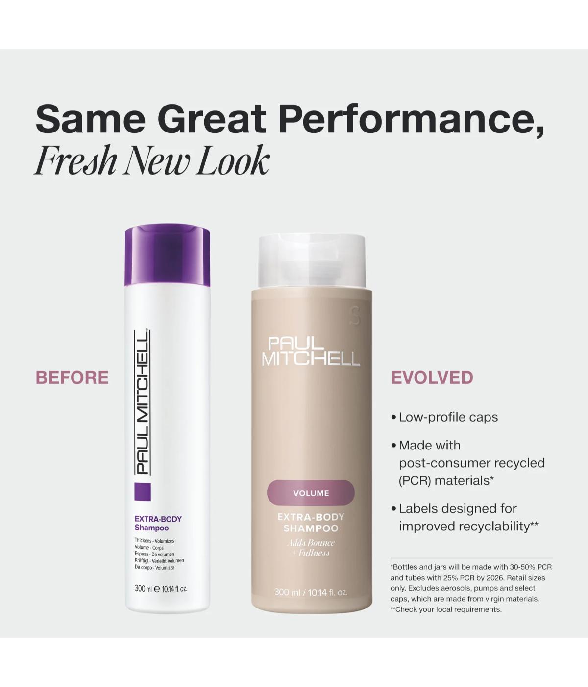PM Extra-Body Shampoo 500ml (Restaged)