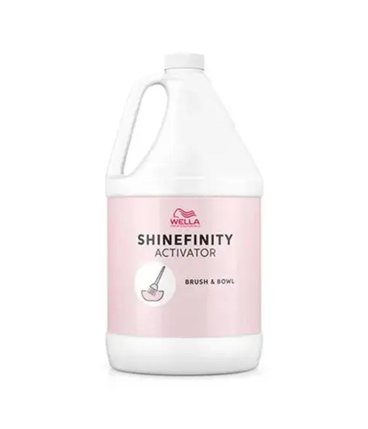 Wella Shinefinity Activator 7vol 2%  Gallon - Brush