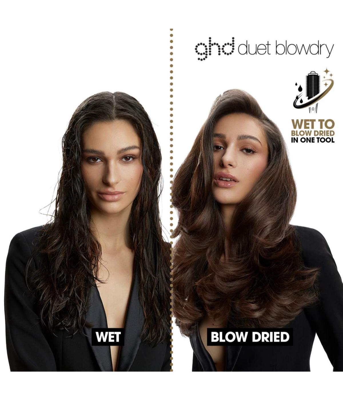 GHD Duet Blowdryer with Free Volume Forever - Black