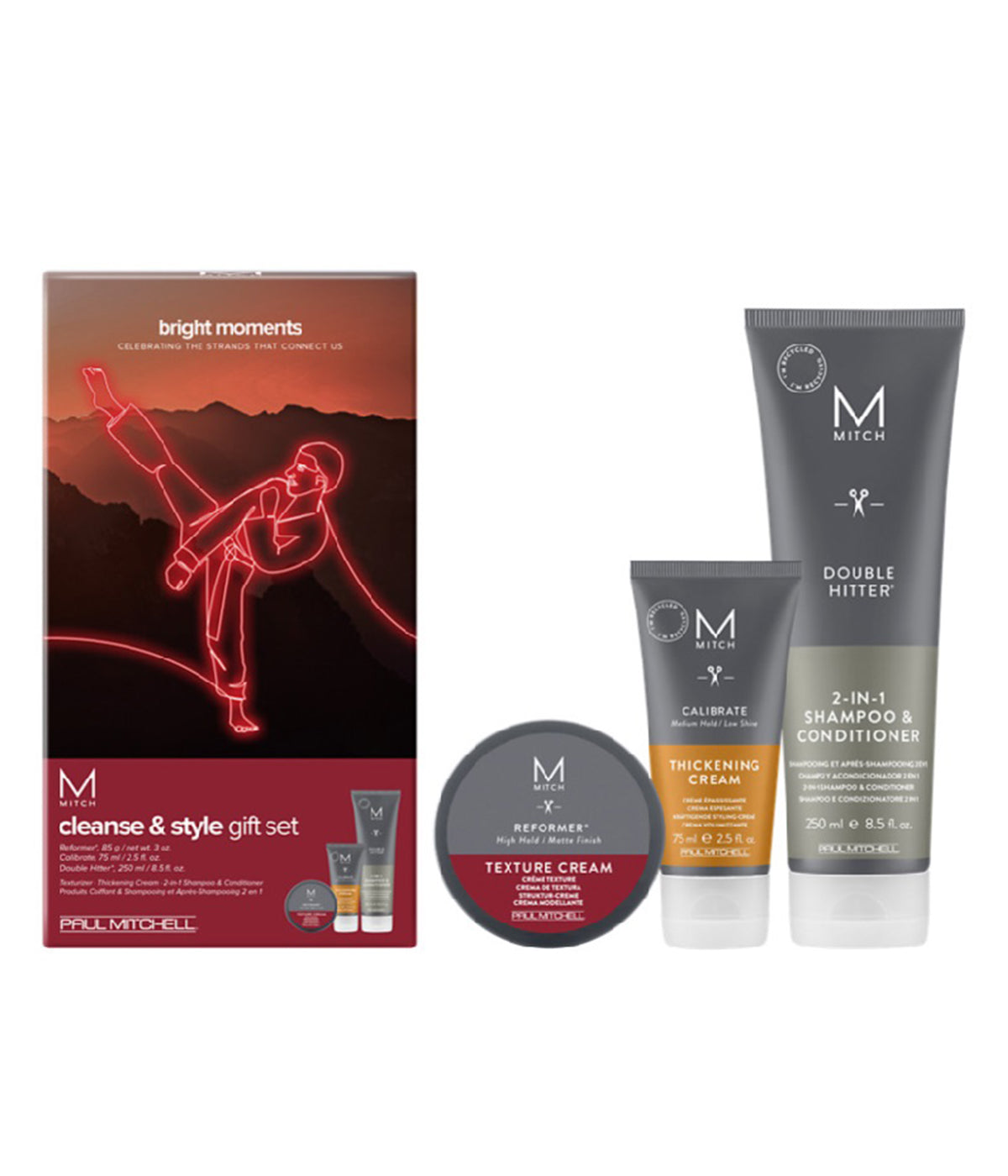 Paul Mitchell Mitch Cleanse and Style Gift Set HD23